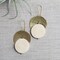 Juana Wood and Brass Earrings - Natural product 1